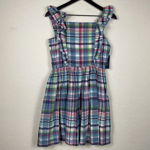 Ralph Lauren Other - RALPH LAUREN POLO Size 16 GIRL'S BLUE SUMMER DRESS